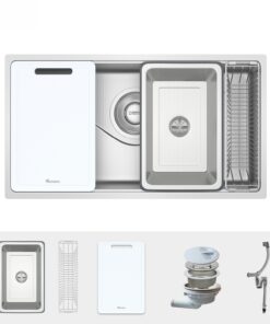 Chậu rửa bát chống xước phong cách Nhật TARI 8748SR