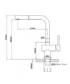 Vòi rửa bát Eurogold EUF220BR