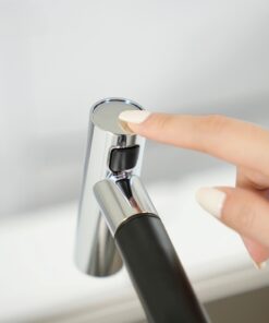 Vòi rửa bát dây rút Konox Volta Black