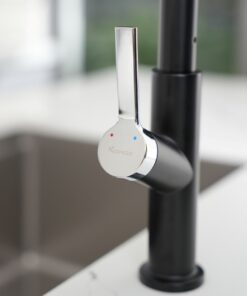 Vòi rửa bát thân mềm Konox Tema Black