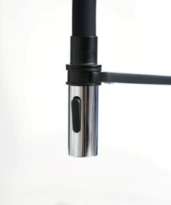 Vòi rửa bát thân mềm Konox Tema Black