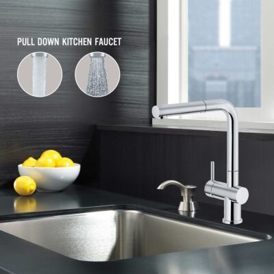 Vòi rửa bát dây rút Konox KN1337