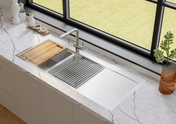 Vòi rửa bát dây rút Konox KN1337