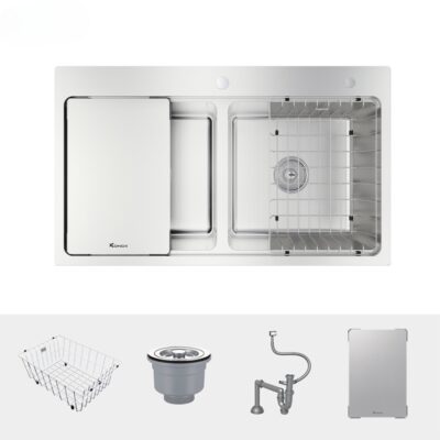 Chậu rửa bát chống xước Konox KN8651TD Dekor Full