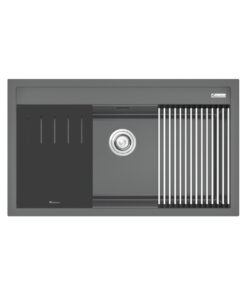 Chậu rửa bát đá Granite Sink Terra 860S Grey