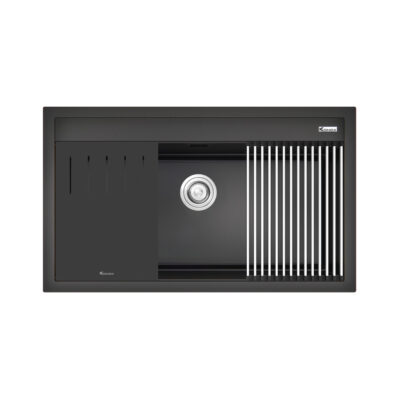 Chậu rửa bát đá Granite Sink Terra 860S Black