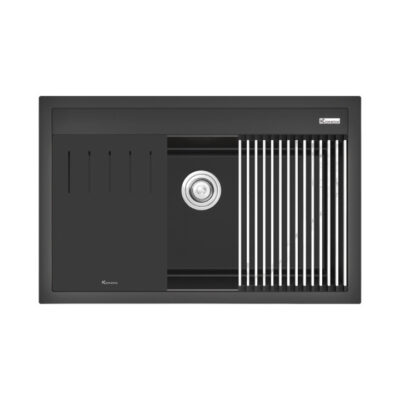 Chậu rửa bát đá Granite Sink Terra 790S Black