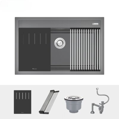 Chậu rửa bát đá Granite Sink Terra 790S Grey