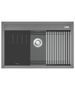 Chậu rửa bát đá Granite Sink Terra 790S Grey