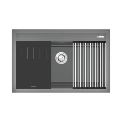 Chậu rửa bát đá Granite Sink Terra 790S Grey