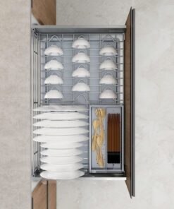 Giá bát đĩa,thìa đũa vách hộp Garis MD02V