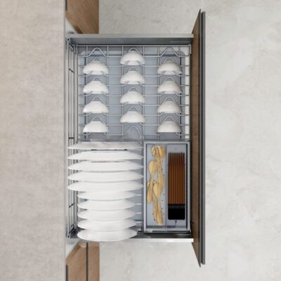 Giá bát đĩa,thìa đũa vách hộp Garis MD02V