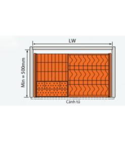 Giá bát đĩa,thìa đũa vách hộp Garis MD02V
