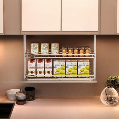 Giá gia vị nâng hạ điện Garis GL05X điều khiển cảm ứng