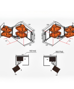 Hệ góc liên hoàn Garis GC01.45L/R