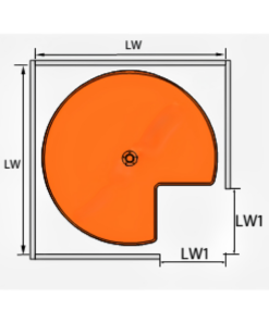 Mâm xoay mở 3/4 Garis GS03.80N Mâm xoay mở 3/4 Garis GS03.80N