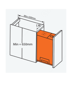 Thùng gạo nhựa ABS cao cấp Garis GR01.20
