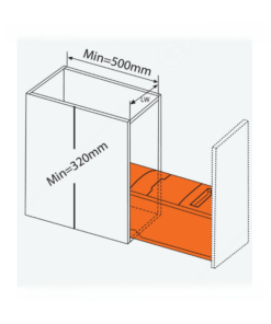 Thùng gạo nhựa ABS cao cấp Garis GR05.30