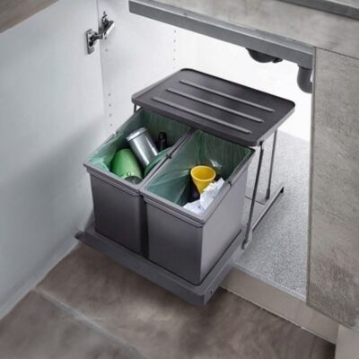 Thùng rác đôi 14L Garis GW03.14