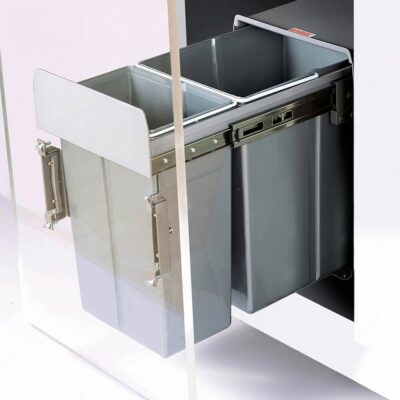 Thùng rác đôi 30L Garis GW06.30G/GW06.30W