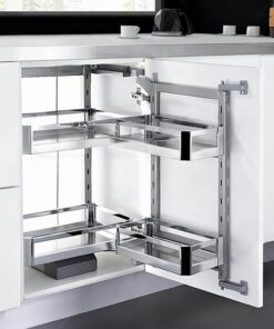 Tủ đồ khô khay inox hộp 2 tầng Garis GS02.60 Tủ đồ khô khay inox hộp 2 tầng Garis GS02.60