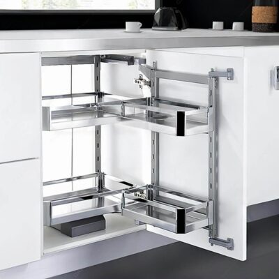 Tủ đồ khô khay inox hộp 2 tầng Garis GS02.60