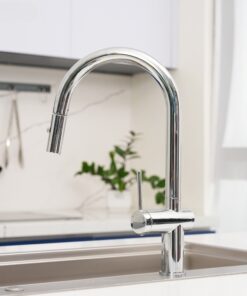 Vòi rửa bát dây rút Konox Comfor Chrome