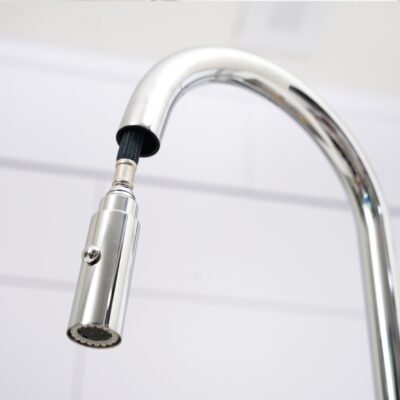 Vòi rửa bát dây rút Konox Comfor Chrome