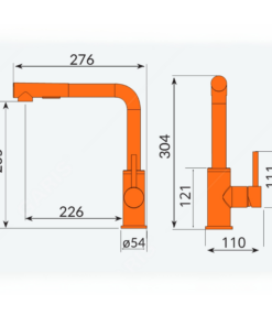 Vòi rửa cao cấp Garis MF02M