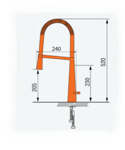Vòi rửa cao cấp Garis MF03P