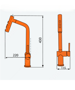Vòi rửa cao cấp Garis MF16E