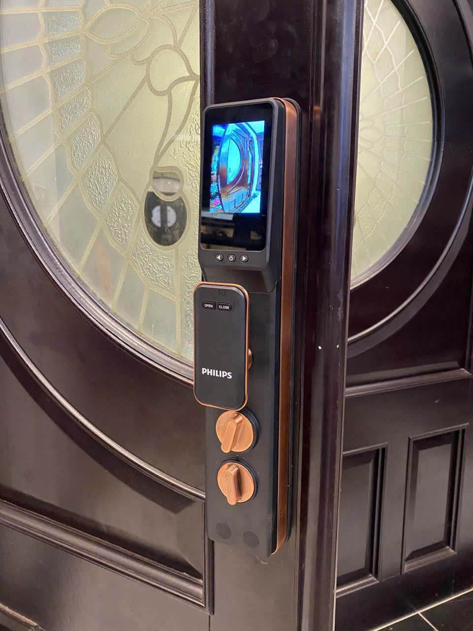 Khóa điện tử cửa gỗ PHILIPS DDL303-VP