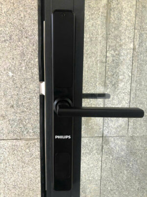 Khóa điện tử cửa nhôm PHILIPS DDL608-5HWS