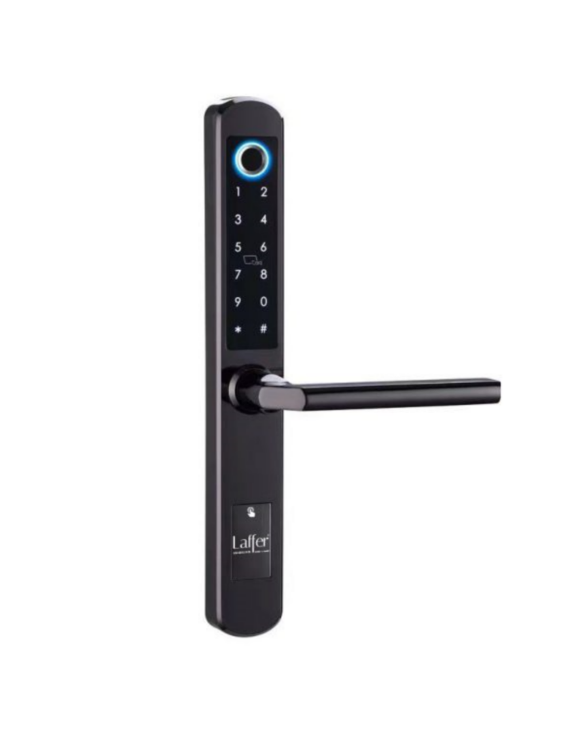 khoa-van-tay-Laffer xf19-black 1 Khoá vân tay 2 mặt LAFFER XF19