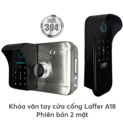 Khoá vân tay cửa cổng 2 mặt LAFFER A18