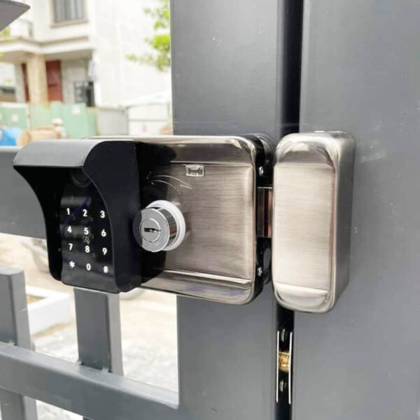 Khoá vân tay cửa cổng 2 mặt LAFFER A18