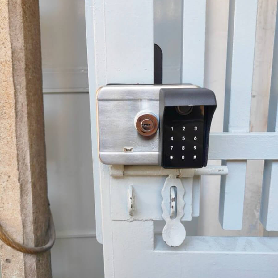 Khoá vân tay cửa cổng 2 mặt LAFFER A18