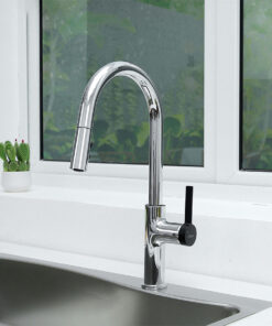 Vòi rửa bát nóng lạnh Kluger KLF0005C có dây rút