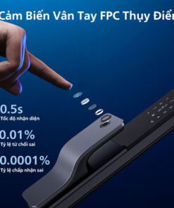 Khóa điện tử cửa gỗ PHILIPS DDL801-5HBS Khóa điện tử cửa gỗ PHILIPS DDL801-5HBS