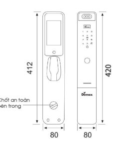 Khóa điện tử cửa gỗ DEMAX EL910 Khóa điện tử cửa gỗ DEMAX EL910