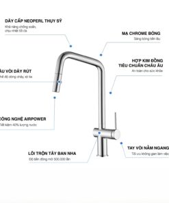 Vòi rửa bát Kluger KLF0019C Vòi rửa bát Kluger KLF0019C