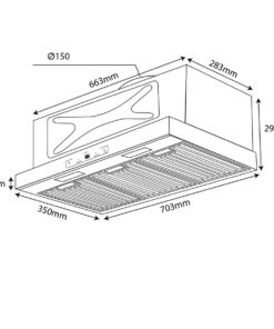 Máy hút mùi âm tủ Kocher Turbo X350
