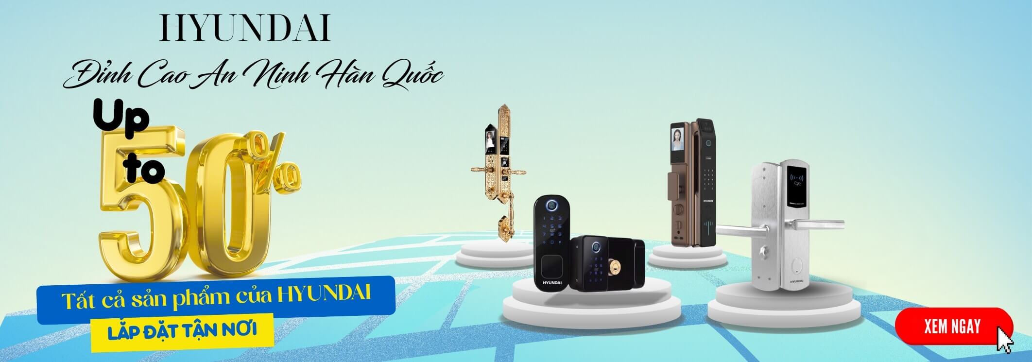 Banner khóa vân tay Hyundai Smartlock