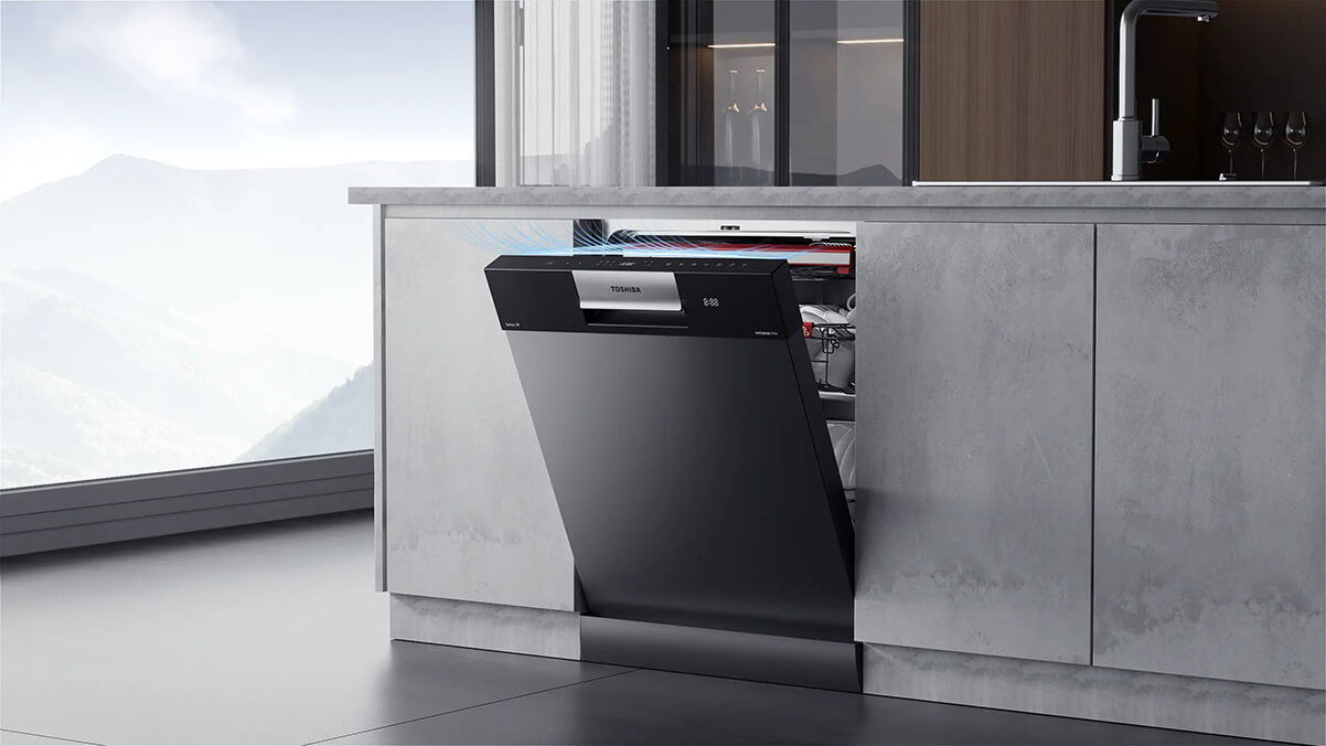 Máy rửa bát 15 bộ Toshiba ORIGINCLEAN™ DW-15F7(G)-VN