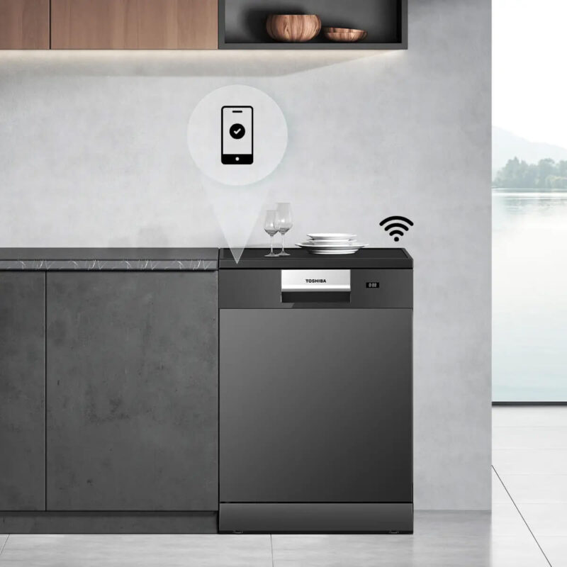 Máy rửa bát 15 bộ Toshiba ORIGINCLEAN™ DW-15F7(G)-VN