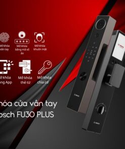 Khóa cửa vân tay Bosch FU30 PLUS Đa dạng phương thức mở khóa