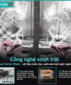 Máy rửa bát Grandx SMS8GX89G