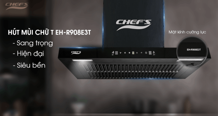 Máy hút mùi Chef's EH-R908E3T
