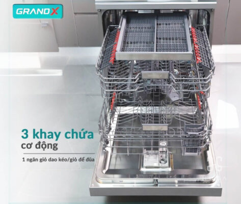 Máy rửa bát GrandX SMS8GX89B