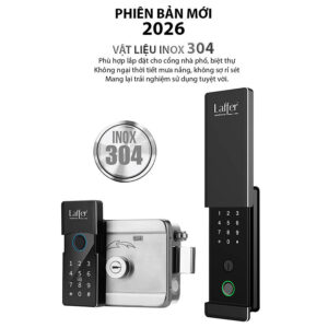 Khóa cổng vân tay ngoài trời Laffer A18 Pro